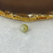 Type A Yellow with Sky Blue Jadeite Bead for Bracelet/Necklace/Earrings/Rings 1.53g 9.7mm - Huangs Jadeite and Jewelry Pte Ltd