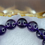 Good Grade Natural Amethyst Bracelet 50.30g 18cm 13.2mm 16 Beads - Huangs Jadeite and Jewelry Pte Ltd