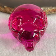 Natural Pink Liuli Ox Display 72.22g 56.3 by 40.0 by 31.5mm - Huangs Jadeite and Jewelry Pte Ltd