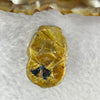 Good Grade Natural Golden Shun Fa Rutilated Quartz Pixiu Charm for Bracelet 天然金顺发水晶貔貅 10.48g by 27.6 by 17.7 by 12.3mm - Huangs Jadeite and Jewelry Pte Ltd