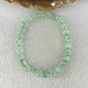 Special Grade Natural Green Phantom Quartz Bracelet 13.04g 16cm 7.3mm 26 Beads - Huangs Jadeite and Jewelry Pte Ltd