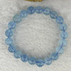 Natural Aquamarine Bracelet 天然海蓝宝石手链 22.29g 16cm 9.2mm 21 Beads - Huangs Jadeite and Jewelry Pte Ltd