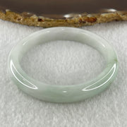 Natural Type A Faint Green Faint Lavender Jadeite Bangle 30.71g Inner Diameter 51.5mm 9.0 by 7.0mm (Very Very Slight Internal Lines) - Huangs Jadeite and Jewelry Pte Ltd