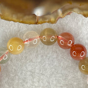 Natural Multi treasures Quartz Beads Bracelet 15.39g 15.5cm 7.9mm 25Beads - Huangs Jadeite and Jewelry Pte Ltd