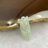 Type A Light Green Jadeite Cicada 23.1 by 11.0 by 4.9mm 1.76g - Huangs Jadeite and Jewelry Pte Ltd