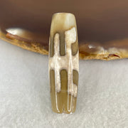Natural Powerful Tibetan Old Oily Agate Patina Guiren Tairen Human Dzi Bead Totem Amulet Heavenly Master (Tian Zhu) 贵人天诛 8.66g 38.7 by 11.9mm - Huangs Jadeite and Jewelry Pte Ltd