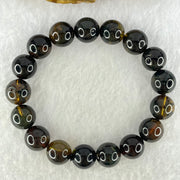 Natural Medicine Amber Beads Bracelet 天然灵草药珀手链 17.08g 17.5cm 12.3mm 17 Beads - Huangs Jadeite and Jewelry Pte Ltd