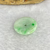 Type A Spicy Green Pin An Kou Jadeite 5.86g 24.4 by 5.0mm - Huangs Jadeite and Jewelry Pte Ltd