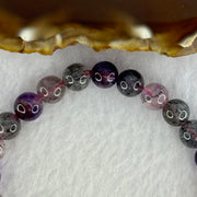 Natural Super 7 Beads Bracelet 17.50g 15.5cm 8.5mm 23 Beads - Huangs Jadeite and Jewelry Pte Ltd