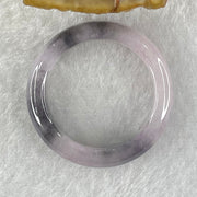 Type A Lavender with Wuji Grey Patches Jadeite Ring 3.86g 5.4 by 3.8mm US9.2/HK 20.5 (Very Slight Internal Line) - Huangs Jadeite and Jewelry Pte Ltd