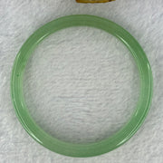 Green Quartzite Jade Bangle 天山玉手镯 28.09g Internal Diameter 58.3mm 9.8 by 6.9mm - Huangs Jadeite and Jewelry Pte Ltd