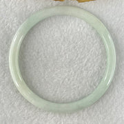Type A Light Blueish Green Jadeite Bangle 19.39g Internal Diameter 57.6mm 5.9 by 6.0mm (Slight Internal Lines) - Huangs Jadeite and Jewelry Pte Ltd