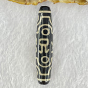 Natural Powerful Tibetan Old Oily Agate 8 Eyes Om Mani Padme Hum Dzi Bead Heavenly Master (Tian Zhu) 六字箴言八眼天珠 15.32g 58.6 by 13.2mm - Huangs Jadeite and Jewelry Pte Ltd