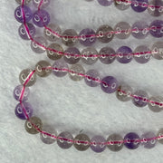 Average Grade Natural Super 7 Crystal Beads Necklace 天然超级七水晶珠项链 34.59g 55cm 6.9mm 85 Beads - Huangs Jadeite and Jewelry Pte Ltd