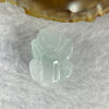 Type A Light Lavender Green and Yellow Jadeite Pixiu Pendent A货浅蓝绿色翡翠貔貅牌 7.03g 21.7 by 18.2 by 10.3 mm - Huangs Jadeite and Jewelry Pte Ltd