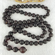 Natural Dark Red Medicine Amber Beads Necklace 天然红药琥珀项链 51.49g 68cm 90.0 - 15.6mm 71 Beads - Huangs Jadeite and Jewelry Pte Ltd