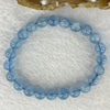 Natural Aquamarine Bracelet 天然海蓝宝石手链 17.17g 15.5cm 8.7mm 23 Beads - Huangs Jadeite and Jewelry Pte Ltd
