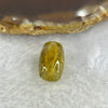 Good Grade Natural Golden Rutilated Quartz Crystal Lulu Tong Barrel 天然金顺发晶水晶露露通桶 
2.20g 13.7 by 9.6mm - Huangs Jadeite and Jewelry Pte Ltd