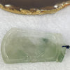 Type A ICY Light Green Jadeite Dragon Pendent 33.14g  68.8 by 44.1 by 6.1mm - Huangs Jadeite and Jewelry Pte Ltd