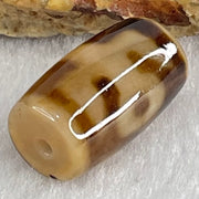 Natural Powerful Tibetan Old Oily Agate Patina Guiren Tairen Human Dzi Bead Totem Amulet Heavenly Master (Tian Zhu) 贵人天诛 4.75g 19.8 by 11.8mm - Huangs Jadeite and Jewelry Pte Ltd