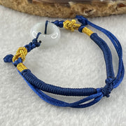 Type A Faint Lavender Jadeite Ping An Kou String Bracelet 3.21g 1.51 by 6.7mm - Huangs Jadeite and Jewelry Pte Ltd