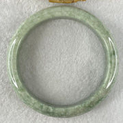Type A Green Dou Qing Jadeite Bangle 51.01g Internal Diameter 57.8mm 13.7 by 7.8mm (Close to Perfect) - Huangs Jadeite and Jewelry Pte Ltd