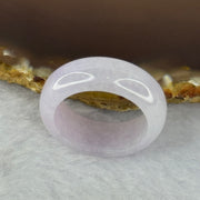 Type A Light Lavender Jadeite Ring 6.10g 8.6 by 3.8mm US9.5 HK21 - Huangs Jadeite and Jewelry Pte Ltd