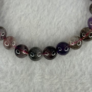 Natural Super 7 Beads Bracelet 19.66g 16cm 8.8mm 22 Beads - Huangs Jadeite and Jewelry Pte Ltd