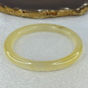 Transparent Yellow Quartzite Jade Bangle 天山玉手镯 Internal Diameter 62.0mm 33.28g 9.3 by 8.3mm - Huangs Jadeite and Jewelry Pte Ltd