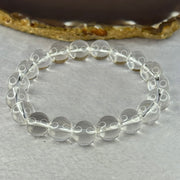 Natural Clear Quartz Bracelet 天然白水晶手链 30.91g 17cm 10.6mm 19 Beads - Huangs Jadeite and Jewelry Pte Ltd