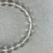 Natural Clear Quartz Bracelet 天然白水晶手链 18.56g 16.5cm 8.4mm 24 Beads - Huangs Jadeite and Jewelry Pte Ltd