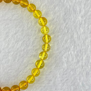Natural Mixed Multi Color Amber Beads Bracelet 3.23g 15.5cm 5.8mm 32 Beads - Huangs Jadeite and Jewelry Pte Ltd