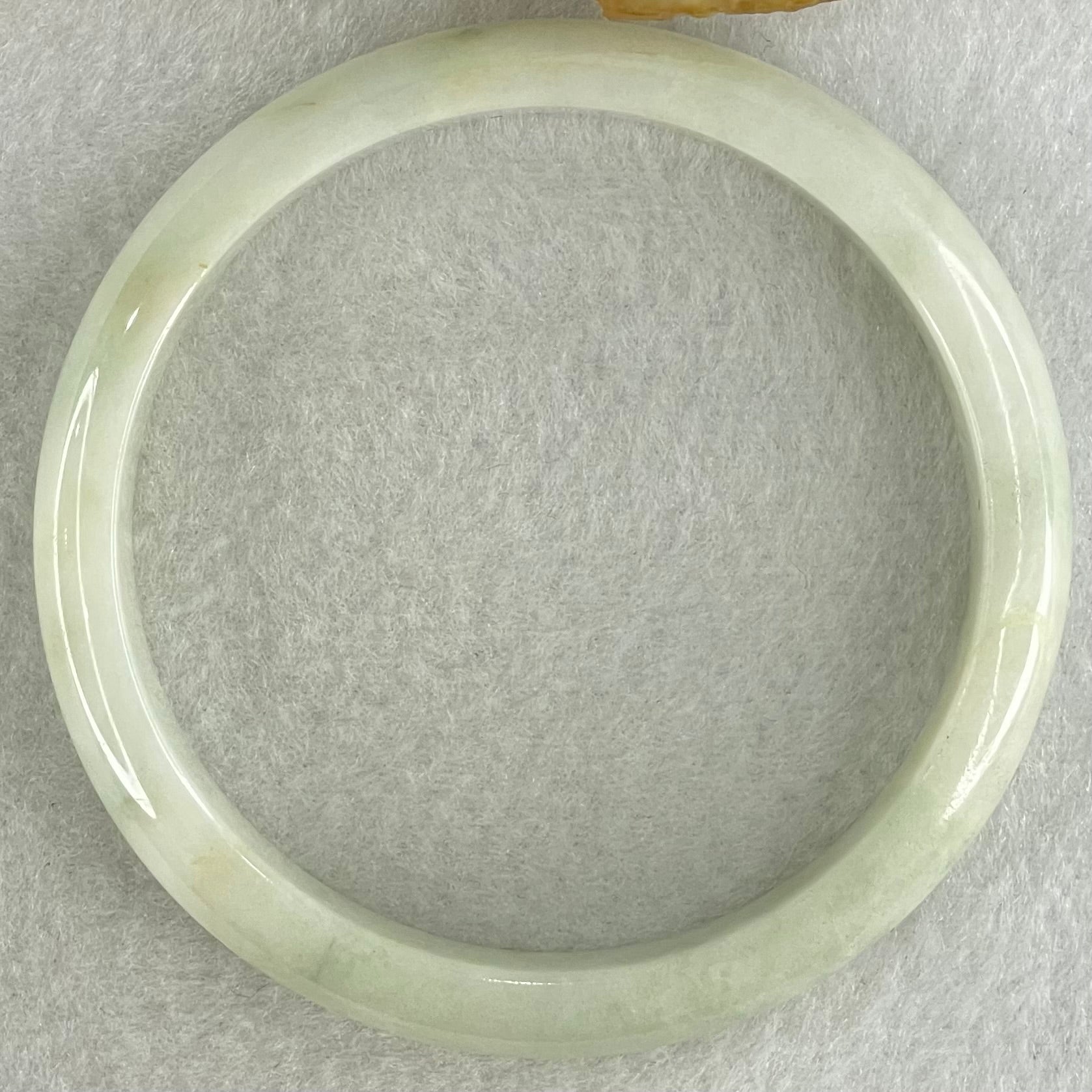 Type A Light Green Lavender Jadeite Bangle 36.61g Internal Diameter 56.5mm 11.0 by 6.4mm (External and Internal Lines) - Huangs Jadeite and Jewelry Pte Ltd