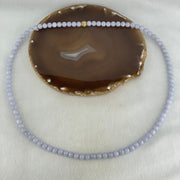 Type A Full Lavender Jadeite Beads Necklace 57.21g 66cm 7.0mm 98 Beads - Huangs Jadeite and Jewelry Pte Ltd