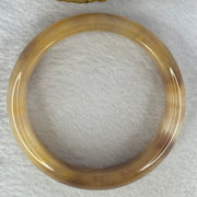 Peach Yellow Purple Quartzite Jade Bangle 天山玉手镯 63.0mm 75.54g 18.4 by 9.9mm - Huangs Jadeite and Jewelry Pte Ltd