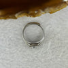 Moissanite in 925 Sliver Ring (Adjustable Size) S925银莫桑石戒指 2.67g 5.8 by 3.5mm - Huangs Jadeite and Jewelry Pte Ltd