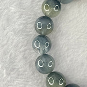 Good Grade Natural Blue Rutilated Quartz Bracelet 40.13g 18cm 12.0mm 18 Beads - Huangs Jadeite and Jewelry Pte Ltd