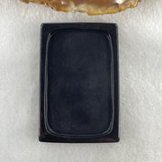 Type A Opaque to Partial Translucent Black Omphacite Jadeite Guan Gong with Dragon Pendant 26.12g 57.7 by 38.8 by 7.8mm - Huangs Jadeite and Jewelry Pte Ltd