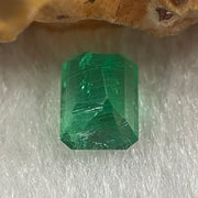 Natural Colombia Green Emerald (Beryl) Cut-Cornered Rectangular step cut 0.81ct 6.6 by 4.6 by 3.5mm - Huangs Jadeite and Jewelry Pte Ltd