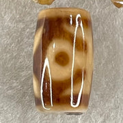 Natural Powerful Tibetan Old Oily Agate Patina Guiren Tairen Human Dzi Bead Totem Amulet Heavenly Master (Tian Zhu) 贵人天诛 4.85g 19.8 by 11.6mm - Huangs Jadeite and Jewelry Pte Ltd
