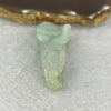 Type A Sky Blue with Yellow Jadeite Tiger 24.95g by 52.6 by 14.7 by 23.6mm - Huangs Jadeite and Jewelry Pte Ltd