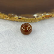 Type A Brown Jadeite Bead for Bracelet/Necklace/Earrings/Ring 4.09g 13.5mm - Huangs Jadeite and Jewelry Pte Ltd