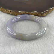 Natural Type A Intense Lavender with Green and Yellow Jadeite Bangle 51.06g Inner Diameter 53.3mm 10.3 by 10.2mm (Very Slight Internal Lines) - Huangs Jadeite and Jewelry Pte Ltd