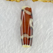 Natural Powerful Tibetan Old Oily Agate Sky Door Serenity 1 Eye Dzi Bead Heavenly Master (Tian Zhu) 一眼天诛 8.72g 37.8 by 11.9mm - Huangs Jadeite and Jewelry Pte Ltd