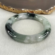 Type A Green Lavender with Dark Green Piao Hua Jadeite Bangle 44.77g Internal Diameter 52.1mm by 10.9 by 11.2mm (Slight Internal Lines) - Huangs Jadeite and Jewelry Pte Ltd