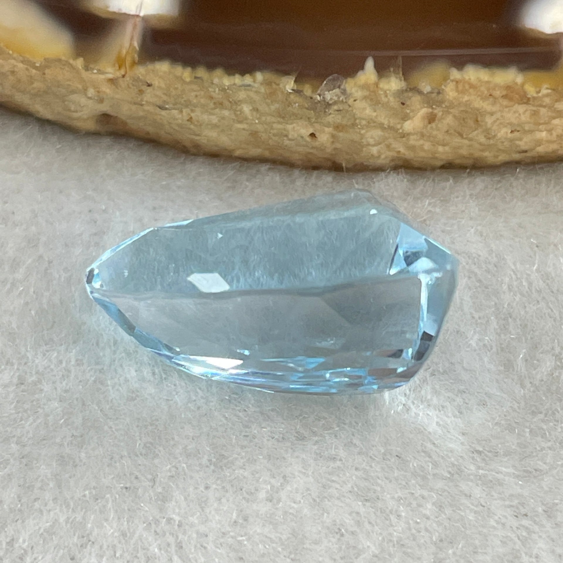 Natural Sky Blue Topaz Trillion Shape 17.64ct 20.4 by 13.0 by 9.8mm - Huangs Jadeite and Jewelry Pte Ltd