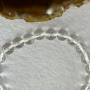 Natural Clear Quartz Bracelet 天然白水晶手链 18.61g 16.5cm 8.4mm 24 Beads - Huangs Jadeite and Jewelry Pte Ltd