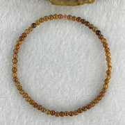 Natural Yellow Tourmaline Crystal Beads Bracelet 2.69g 16cm 3.2mm 66Beads - Huangs Jadeite and Jewelry Pte Ltd