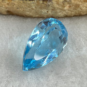 Natural Sky Blue Topaz Teardrop Shape 7.86ct 15.9 by 9.4 by 6.7mm - Huangs Jadeite and Jewelry Pte Ltd
