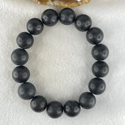 Natural Magnetite Beads Bracelet 63.58g 17cm 14.2mm 16 Beads - Huangs Jadeite and Jewelry Pte Ltd